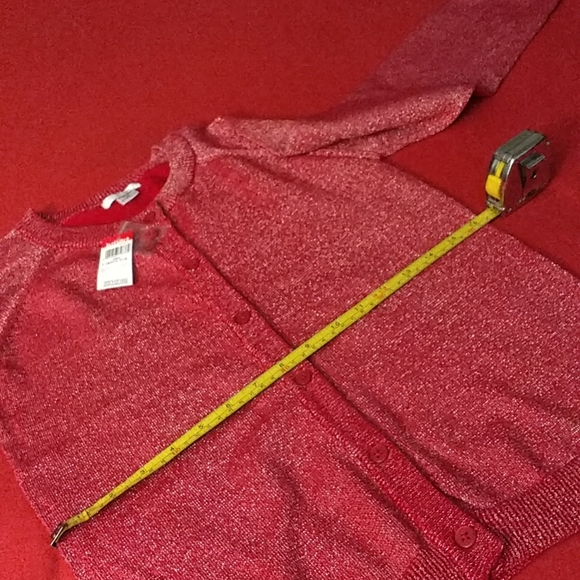 NWT Special Editions sweater w red shinny looks - Picture 10 of 13